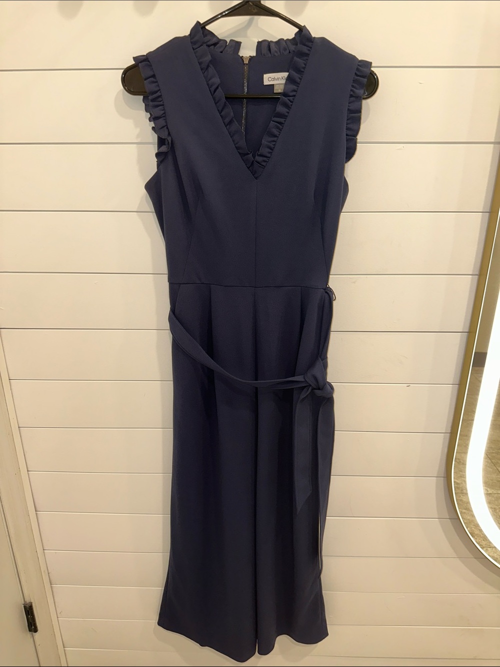 Calvin Klein Navy Sleeveless pantsuit